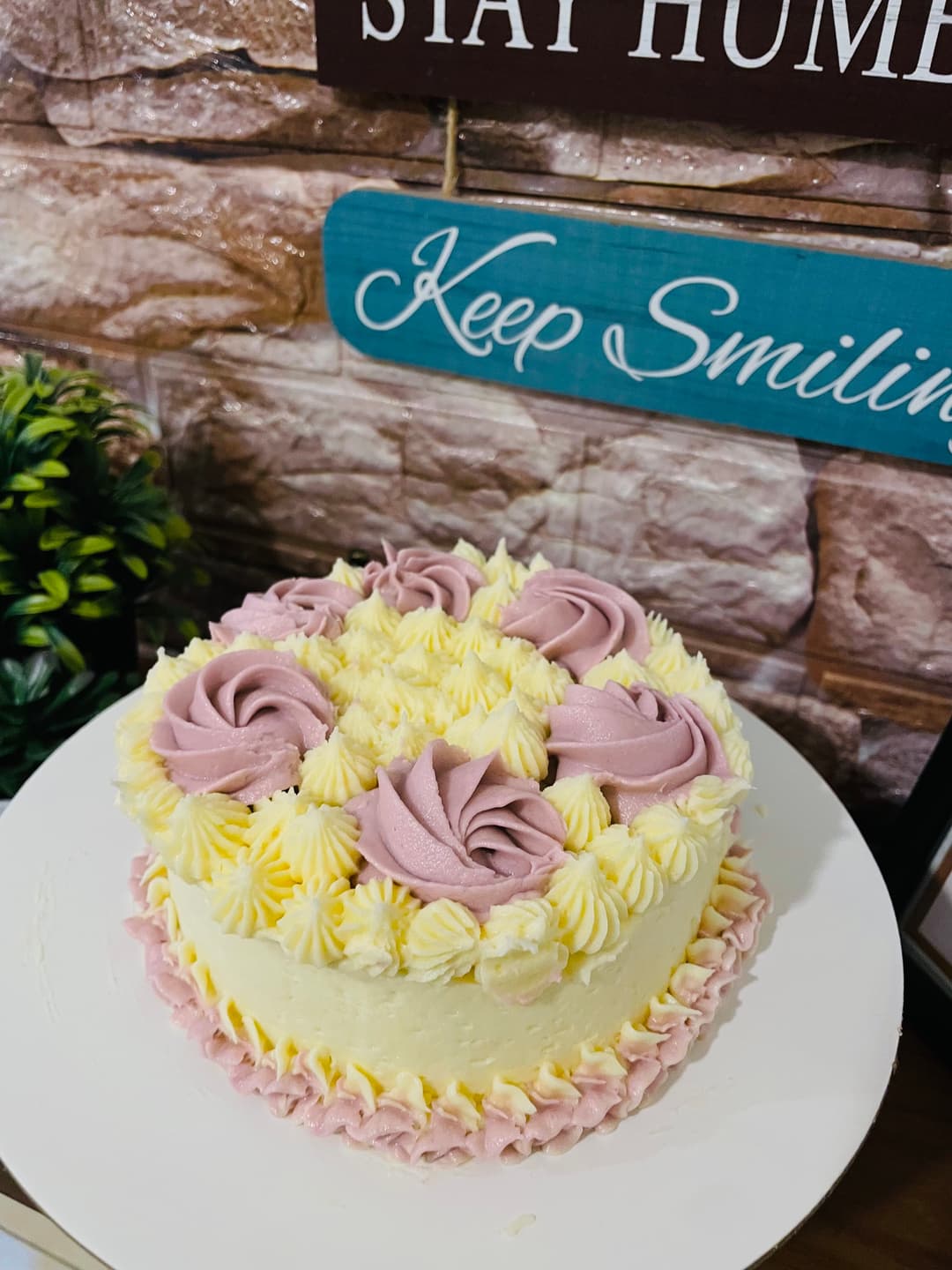 Cake from hands-on baking class